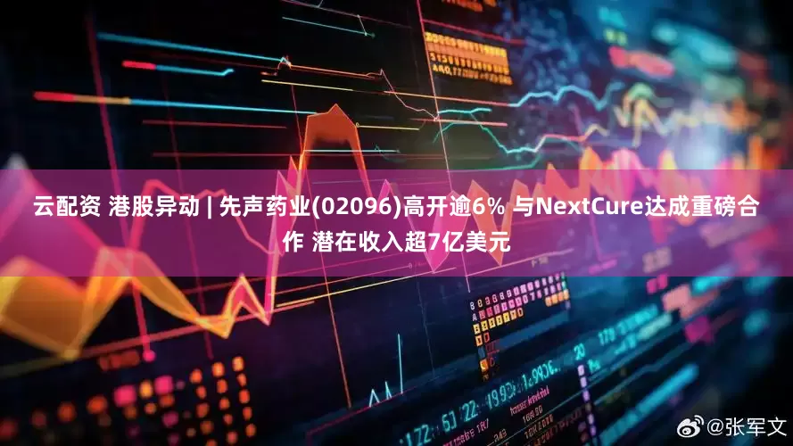 云配资 港股异动 | 先声药业(02096)高开逾6% 与NextCure达成重磅合作 潜在收入超7亿美元